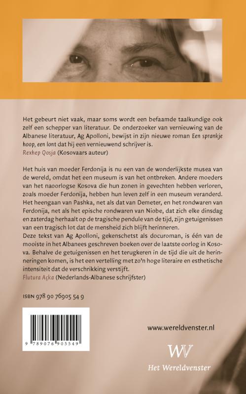 Achterkant van Een sprankje hoop, een lont