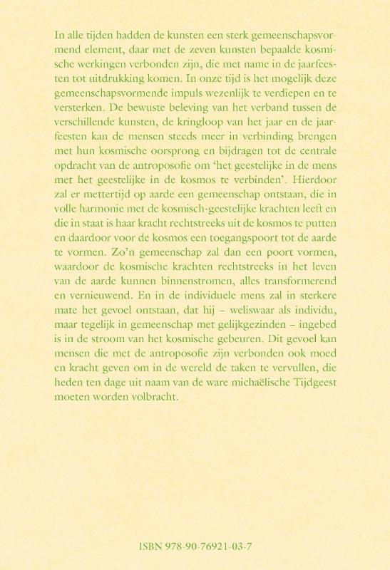 Achterkant van De kringloop van het jaar en de zeven kunsten