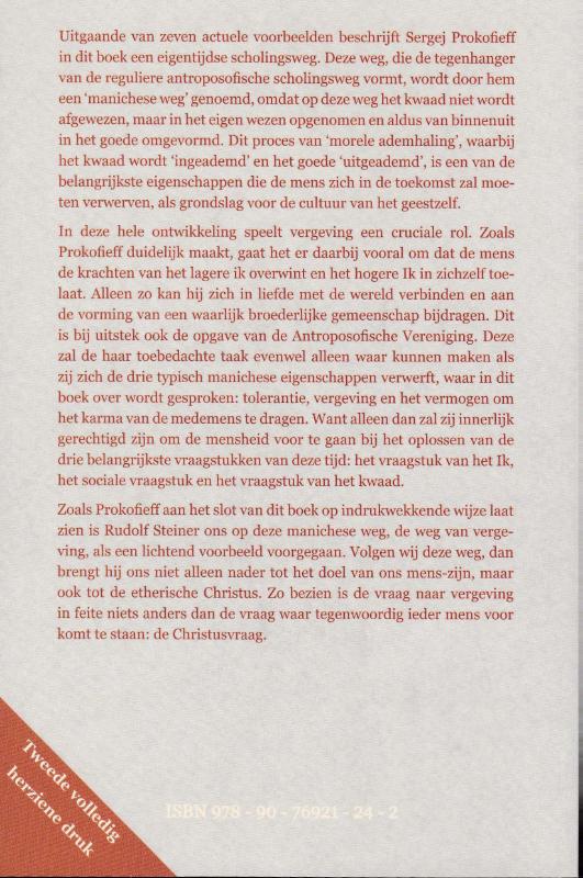 Achterkant van De spirituele betekenis van vergeving