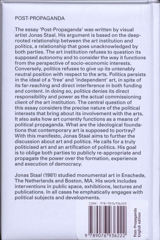 Achterkant van Post-Propaganda