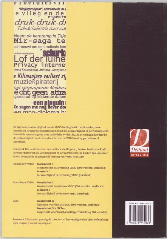 Achterkant van II