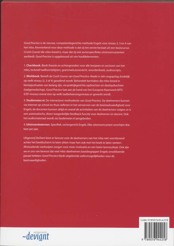 Achterkant van Checkbook