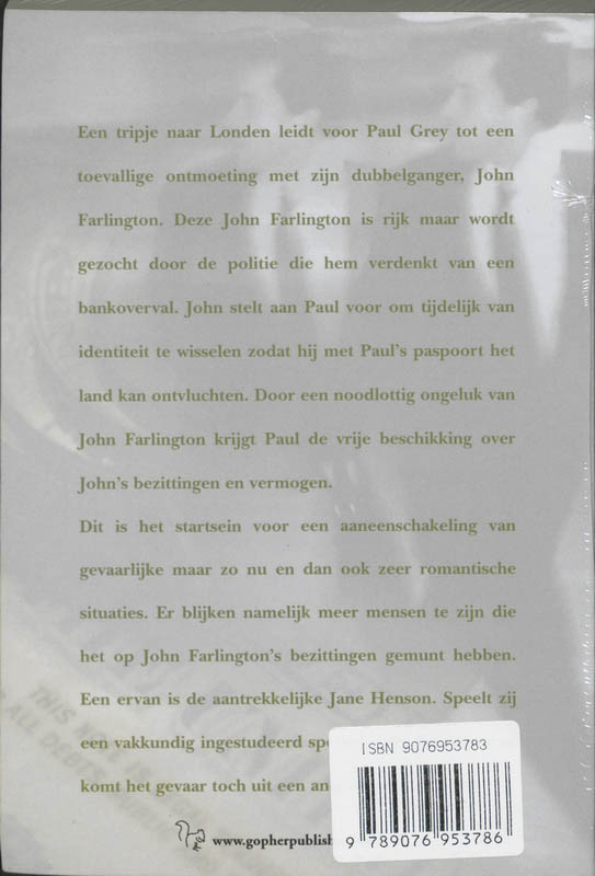 Achterkant van De dubbelganger