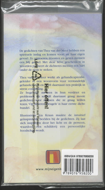 Achterkant van Op zilveren vleugels