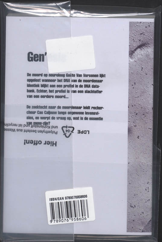 Achterkant van Gen'esis