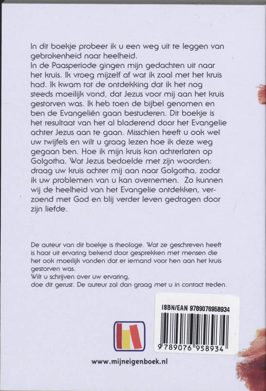 Achterkant van Op weg naar heelheid