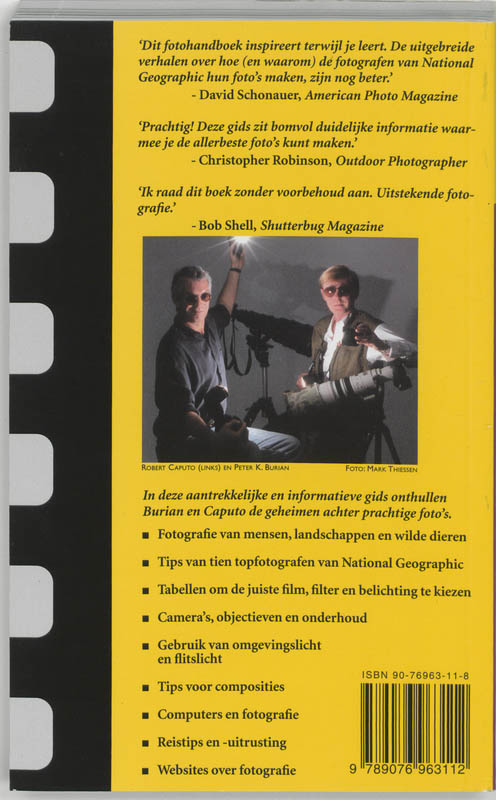 Achterkant van National Geographic Fotogids