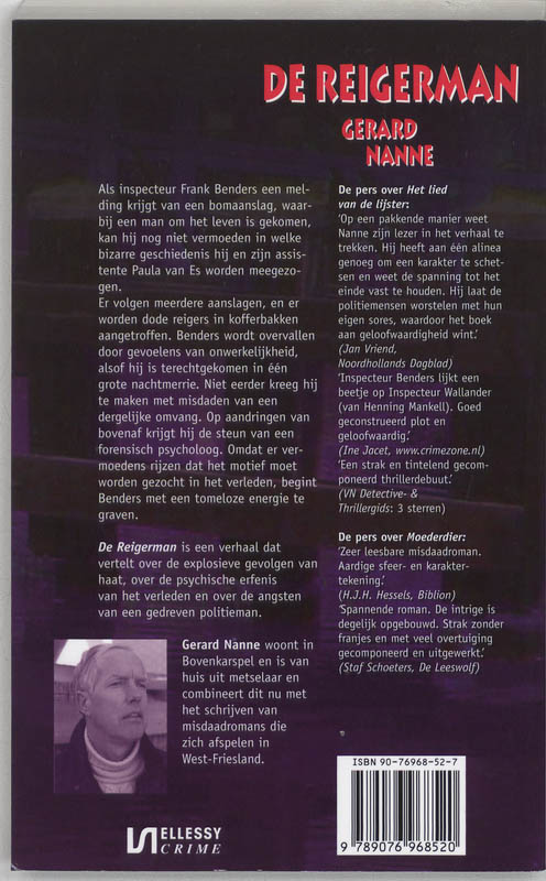 Achterkant van Reigerman