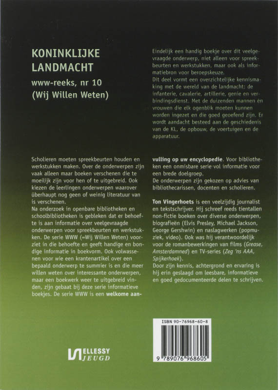 Achterkant van Landmacht