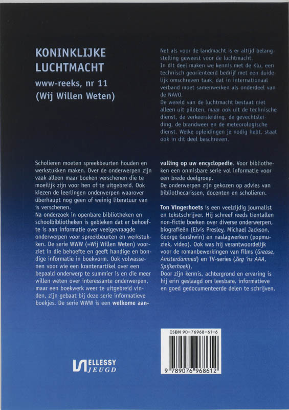 Achterkant van Koninklijke Luchtmacht