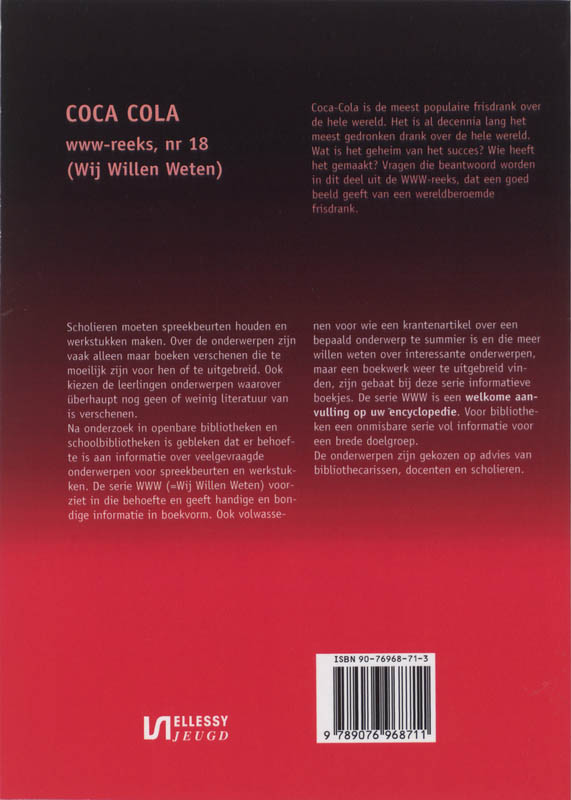 Achterkant van Coca Cola
