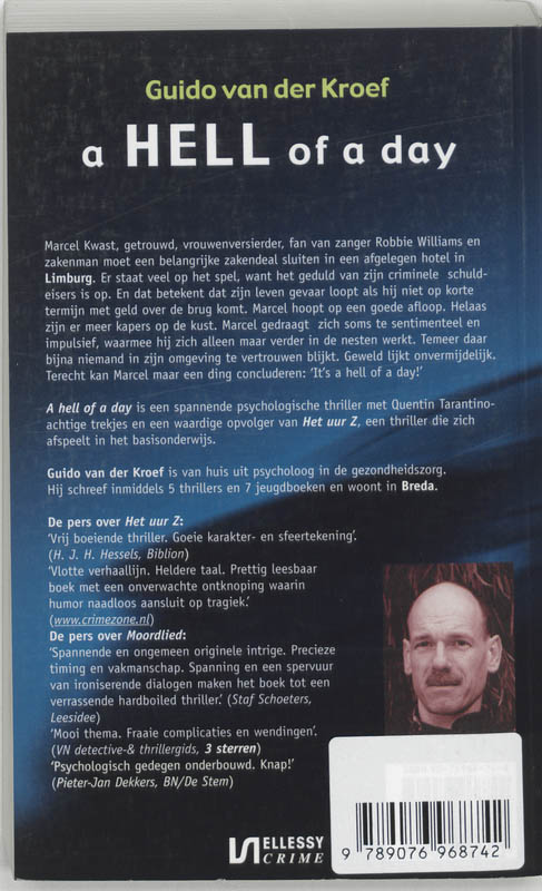 Achterkant van A hell of a day