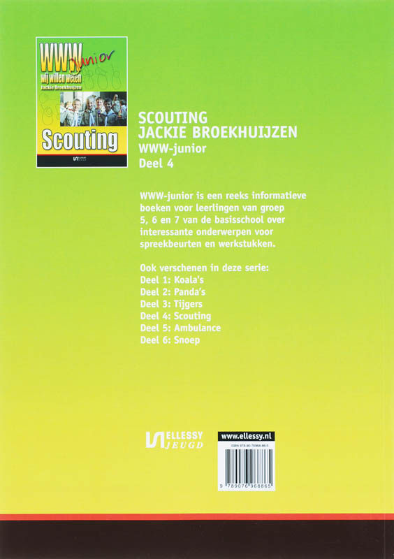 Achterkant van Scouting