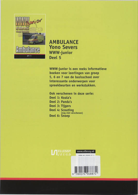 Achterkant van Ambulance