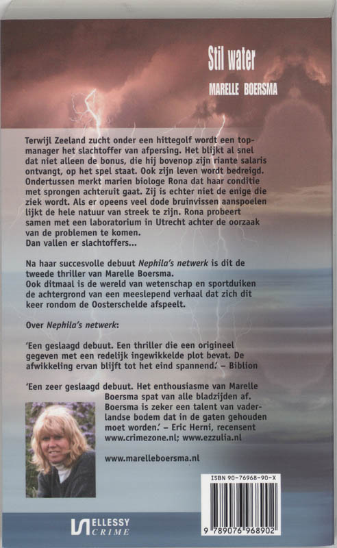 Achterkant van Stil water