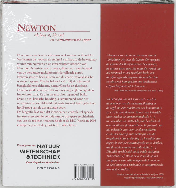 Achterkant van Newton