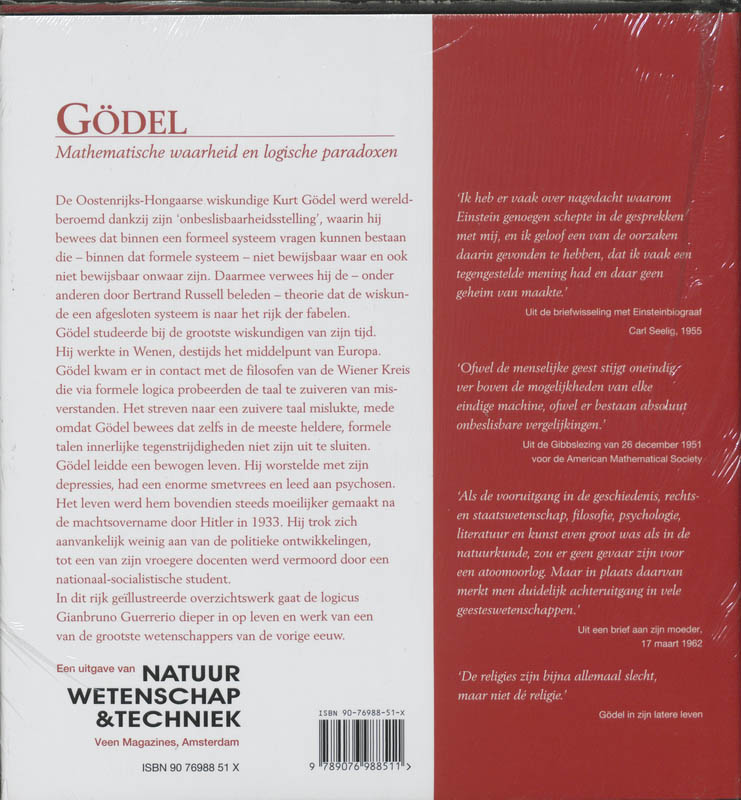 Achterkant van Godel