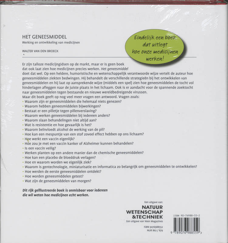 Achterkant van Het geneesmiddel