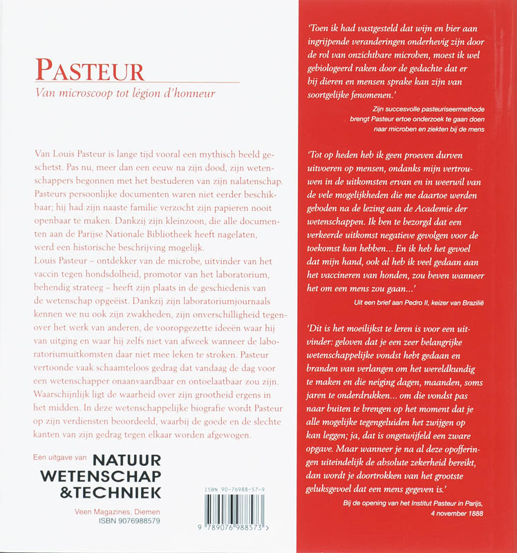 Achterkant van Pasteur