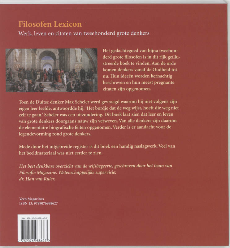 Achterkant van Filosofen lexicon