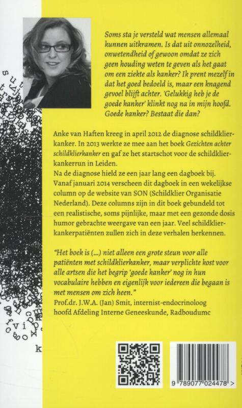 Achterkant van Goede kanker bestaat niet!