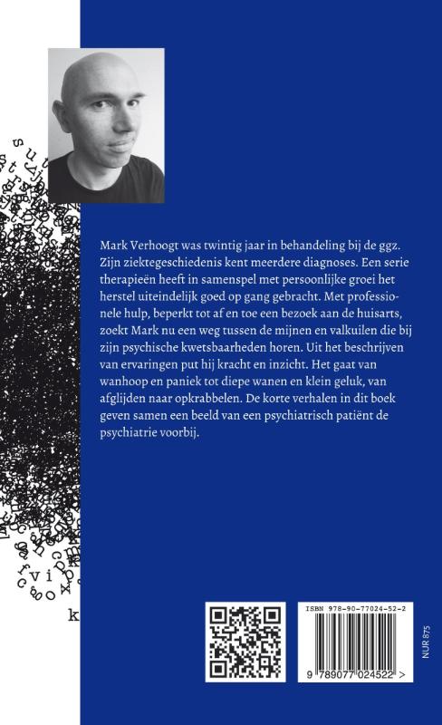 Achterkant van Verwarde man