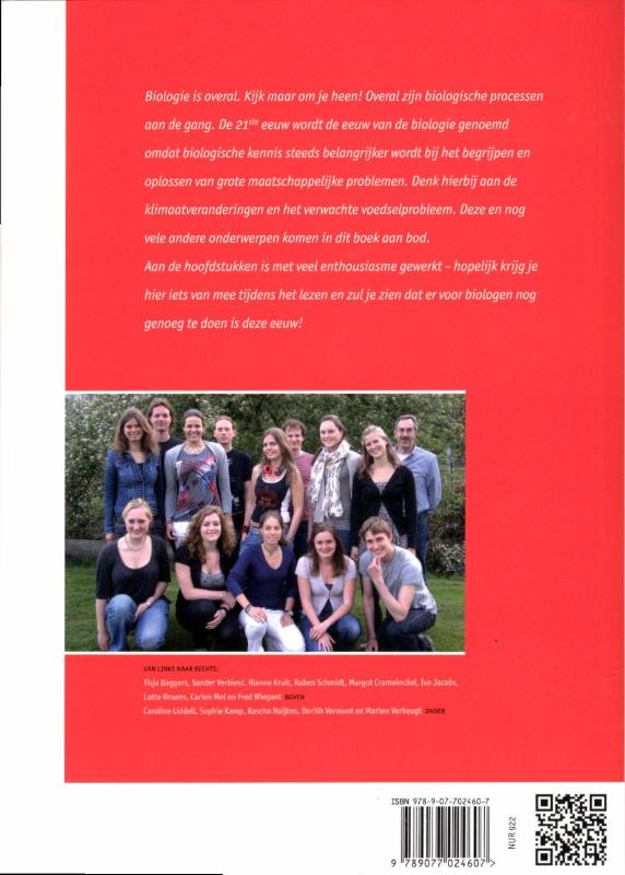 Achterkant van Biologie in de 21ste eeuw