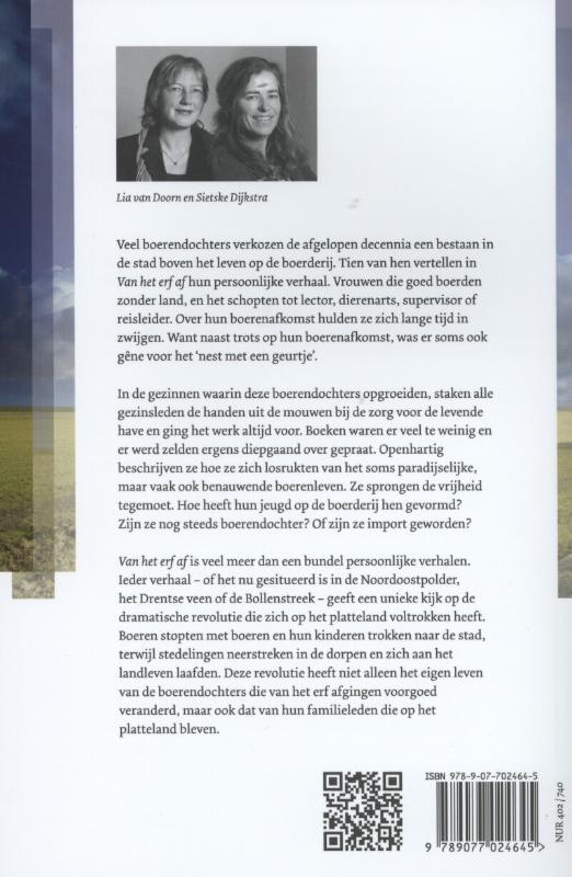 Achterkant van Van het erf af