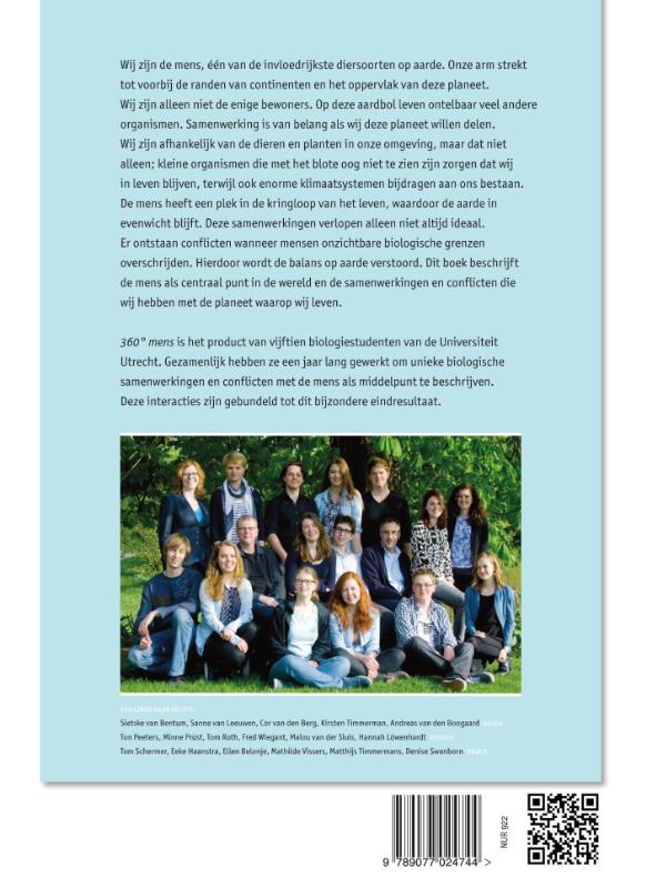 Achterkant van 360 mens