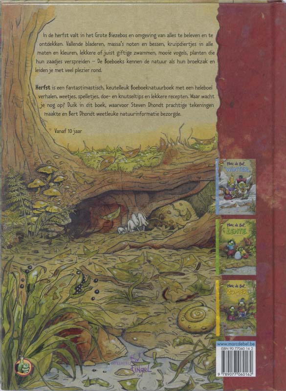 Achterkant van Herfst Boeboeknatuurboek