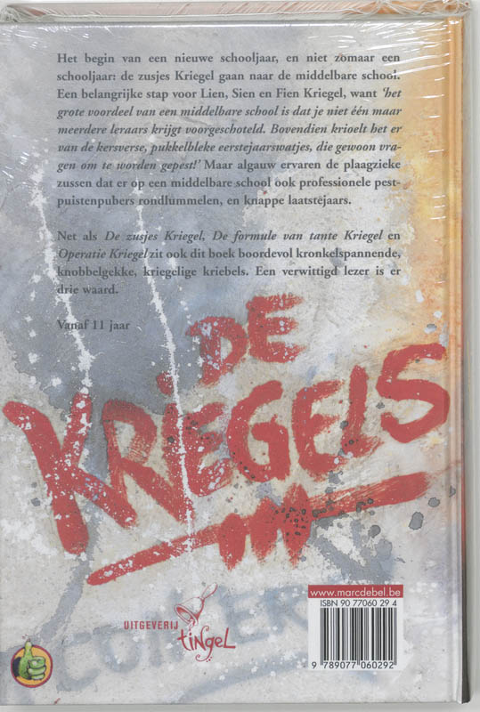 Achterkant van De Kriegels in concert!