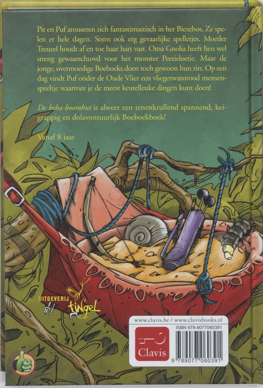 Achterkant van De beha-boomhut