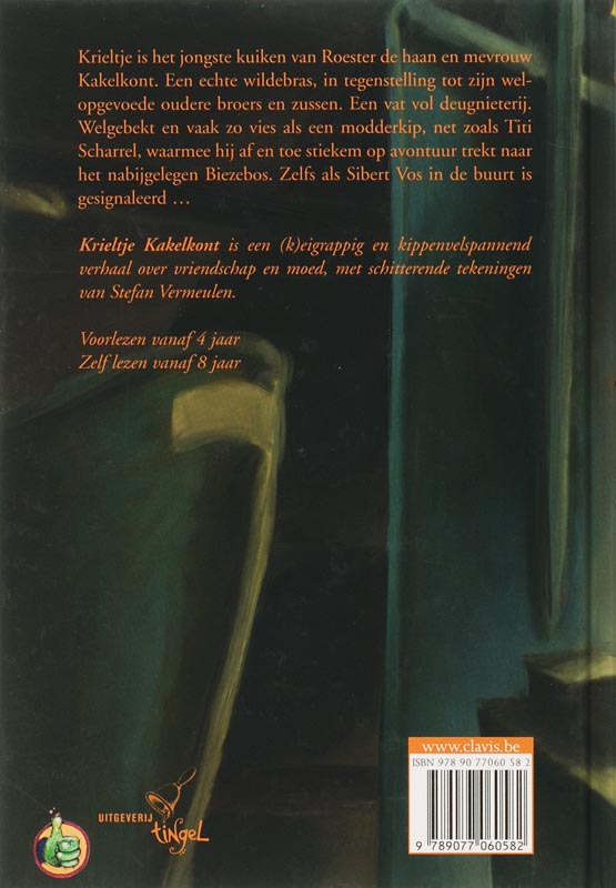 Achterkant van Krieltje Kakelkont