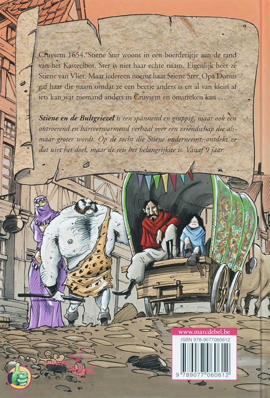 Achterkant van Stiene en de bultgriezel