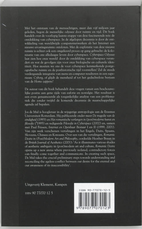 Achterkant van Cyberspace Odyssee