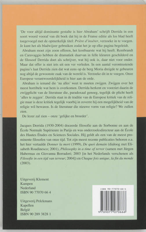 Achterkant van De gave van de dood