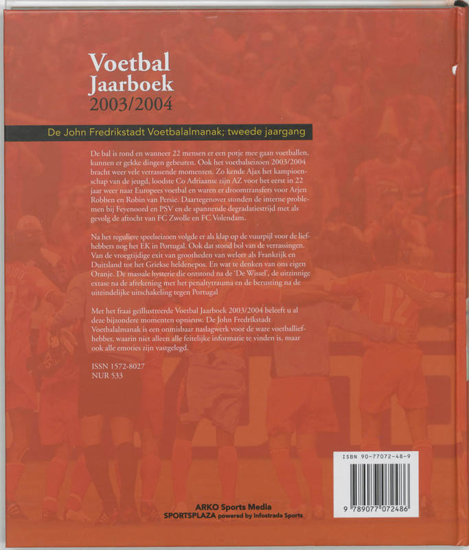 Achterkant van 2003/2004