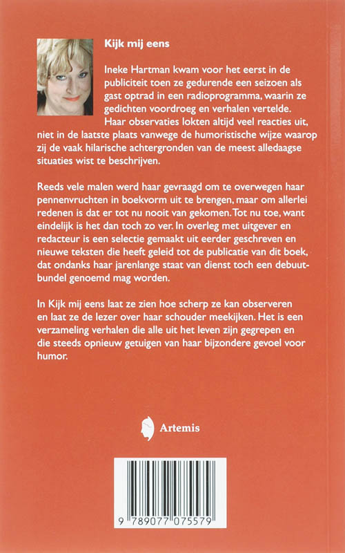 Achterkant van Kijk mij eens