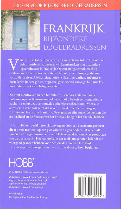Achterkant van Frankrijk bijzondere Logeeradressen