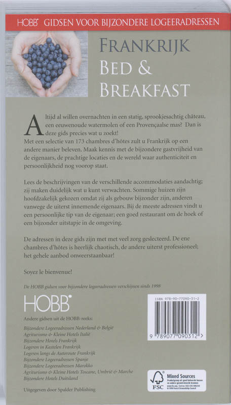 Achterkant van Bijzondere Bed & Breakfast Frankrijk