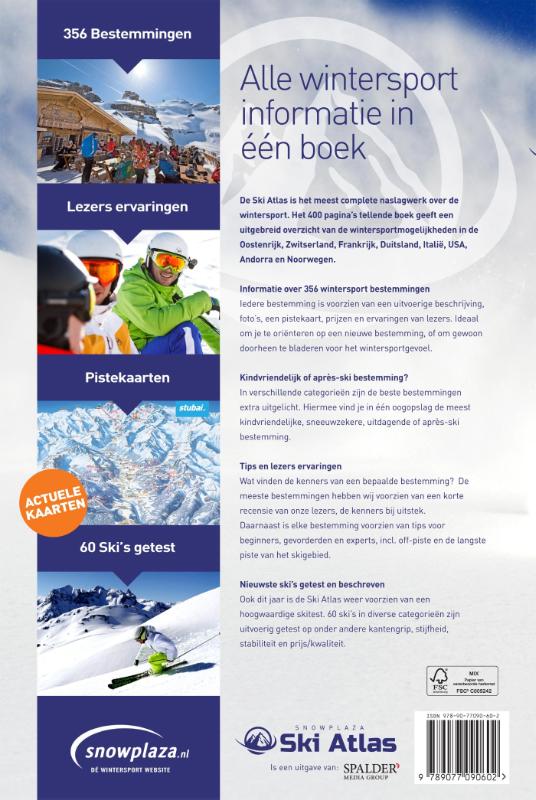 Achterkant van wintersport 2014