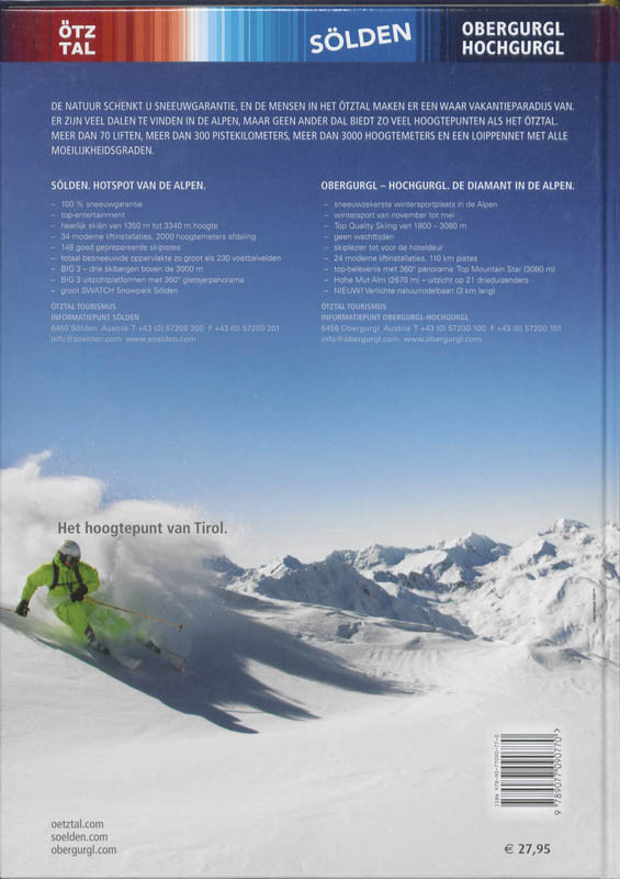 Achterkant van Snowplaza Ski Atlas 2010