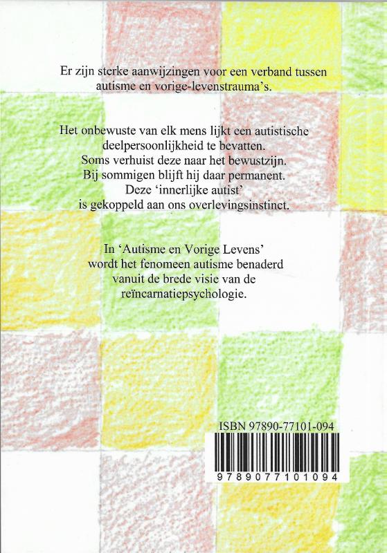 Achterkant van Autisme en vorige levens
