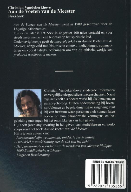 Achterkant van Werkboek