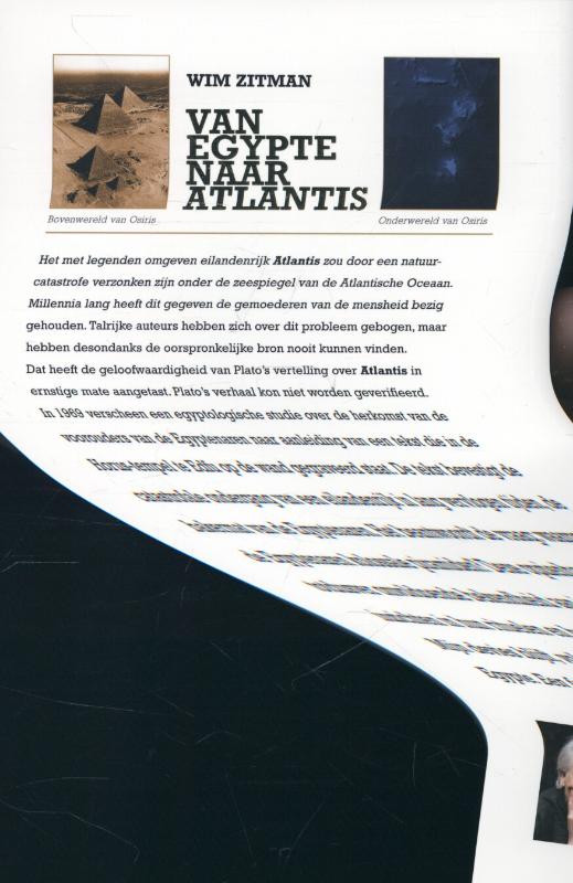 Achterkant van Van Egypte naar Atlantis