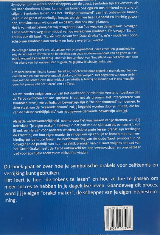 Achterkant van Voyager Tarot