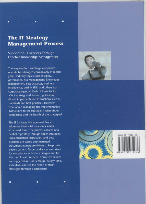 Achterkant van The IT Strategy Management Process