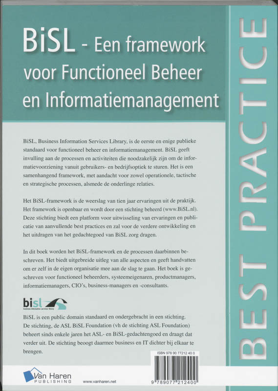 Achterkant van BiSL
