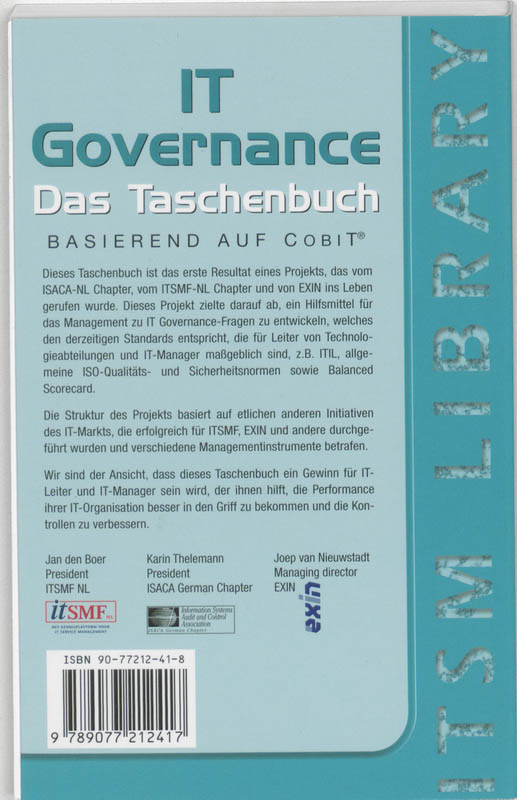Achterkant van Duitse editie