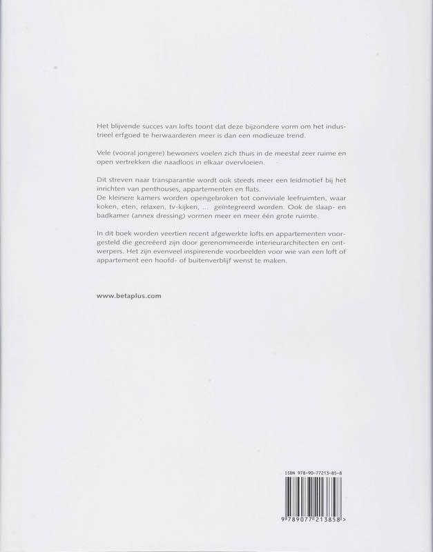Achterkant van Lofts & appartementen